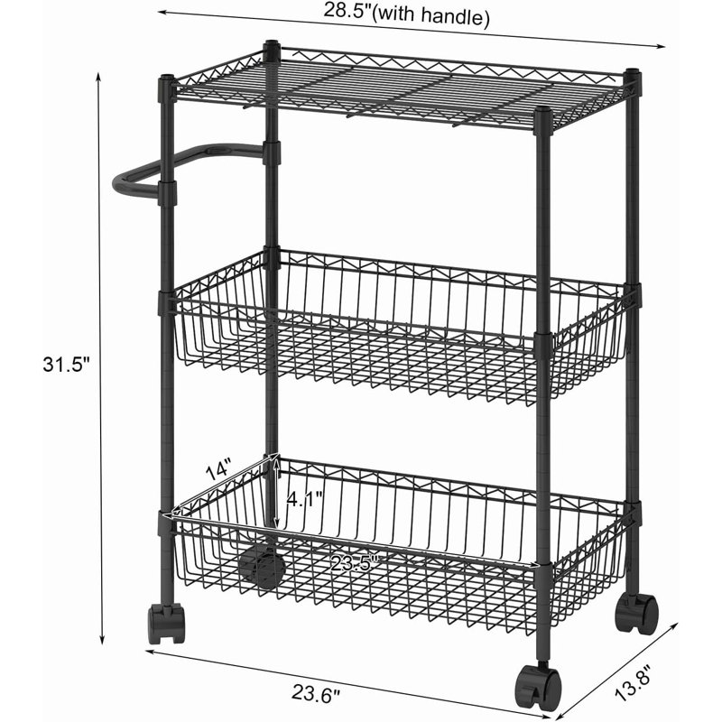 Metal Bar Cart