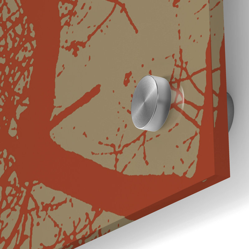«Cinnamon Tree-1» par Erin Clark, art mural en verre acrylique, H 36 po x l 36 po x P 0,2 po
