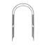 Arche de jardin en métal L42,24 po x l 17,52 po x H 85,82 po