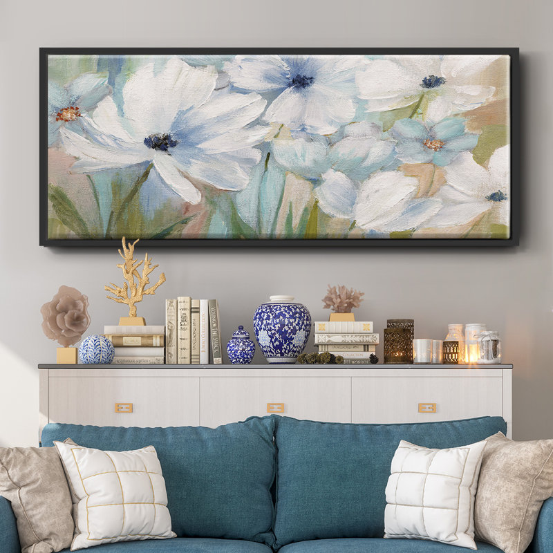 Spring Day- Framed Canvas, 20" H x 50" W