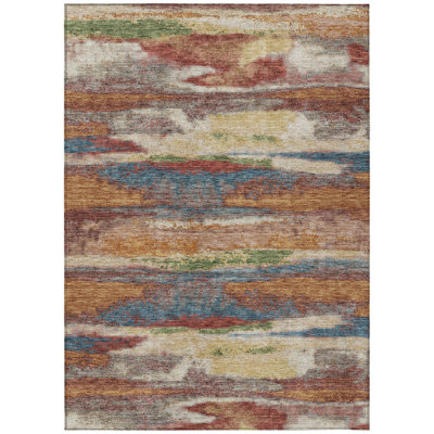 Aleighna Area Rug with Non-Slip Backing