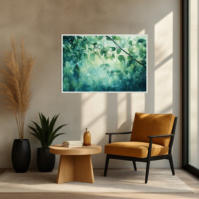 «The Forest Greens» par Vaughnsville, reproduction d'art sur toile encadrée