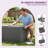 Balconera 90 Gallon Lockable Resin Deck Box-124585596