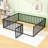 Elegant Metal Floor Bed With Door And Safety Fence Design-793140244-793140241
