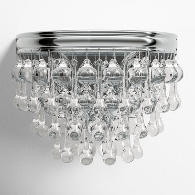 Stoneham 2 Light Dimmable Flush Mounted Sconce