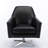 Faux Leather Swivel Armchair-1096712870
