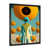 Impression noire sur toile encadrée sélectionné