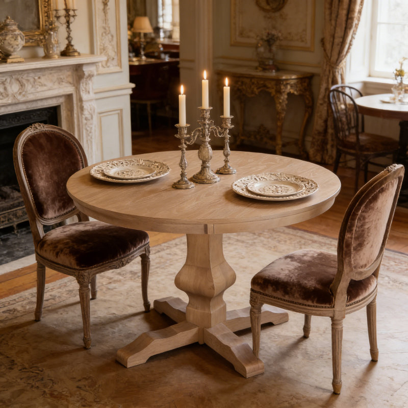 Table à manger, Clair naturel