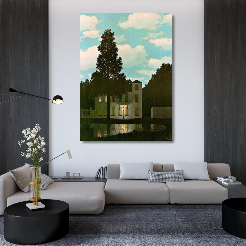 L'Empire de la lumière, H 48 po x l 35 po