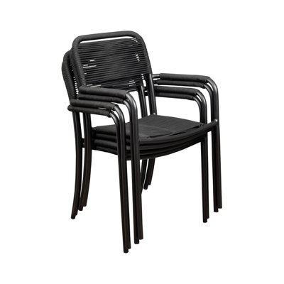 Brighton Premium All-Weather Wicker Outdoor Stacking Dining Armchair