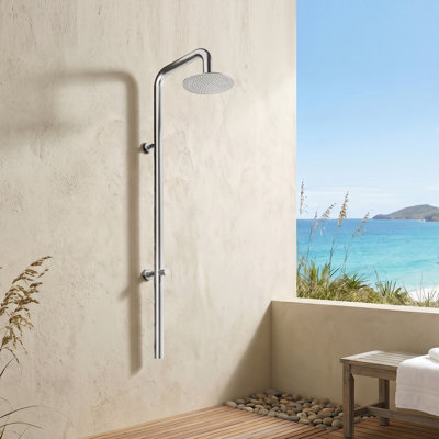 Douche d'extérieur 63 po H 63 po