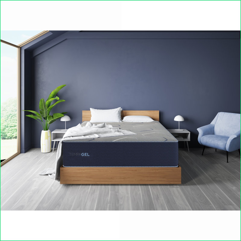 Twin Size Restonic TempaGel Cooling Mattress - Firm Support with Dual Cooling &amp; Motion Isolation, Twin