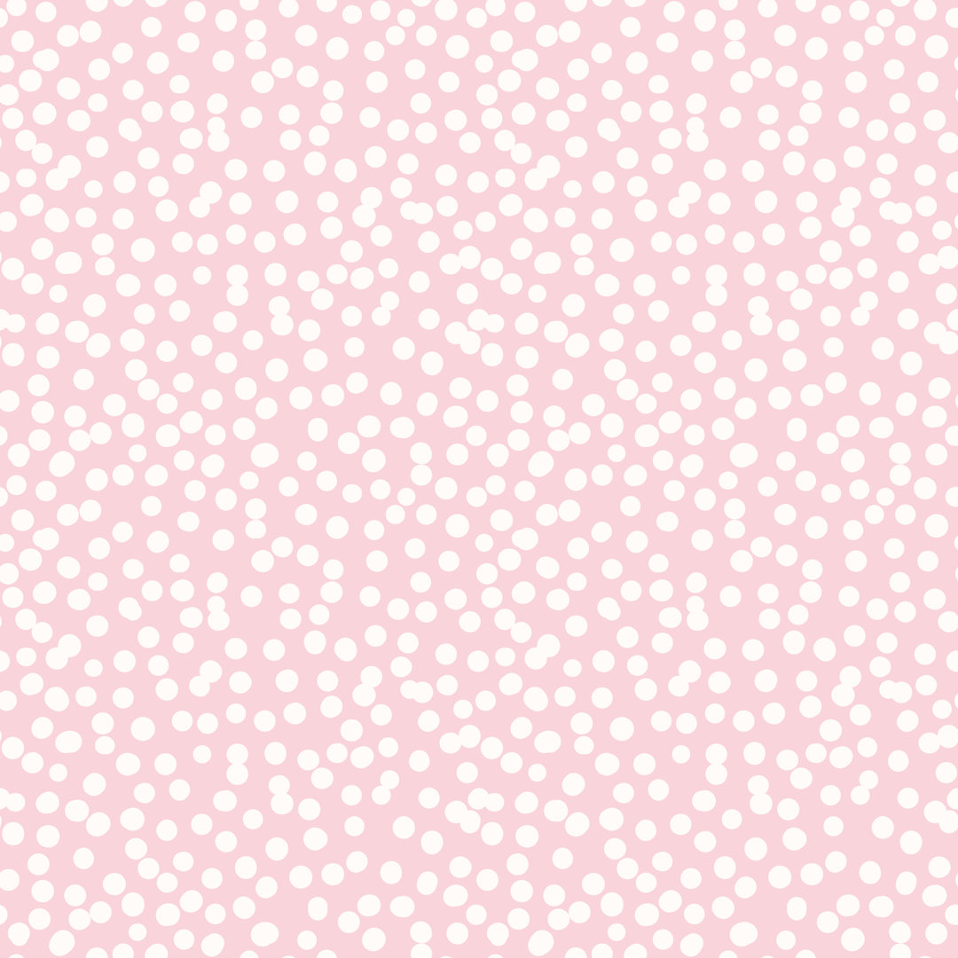 Pink Polka Dot von Olgastocker - Kunstdrucke auf Leinwand