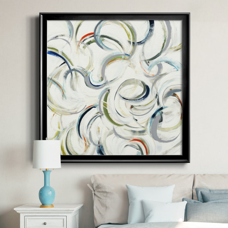 «Round We Go», reproduction d'art sur toile encadrée, Noir, H 34,5 po x l 34,5 po x P 1,5 po