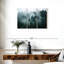 «Misty Fir Forest Wall Art», reproduction d'art sur toile-92828961
