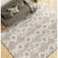 Ikat Area Rug in Gray