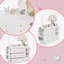 Commode avec tiroirs, tablettes ouvertes de rangement