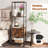 4-Tier Bookshelf with 4 Open Shelves Storage Drawer Modern Book Storage Organizer-2134058011