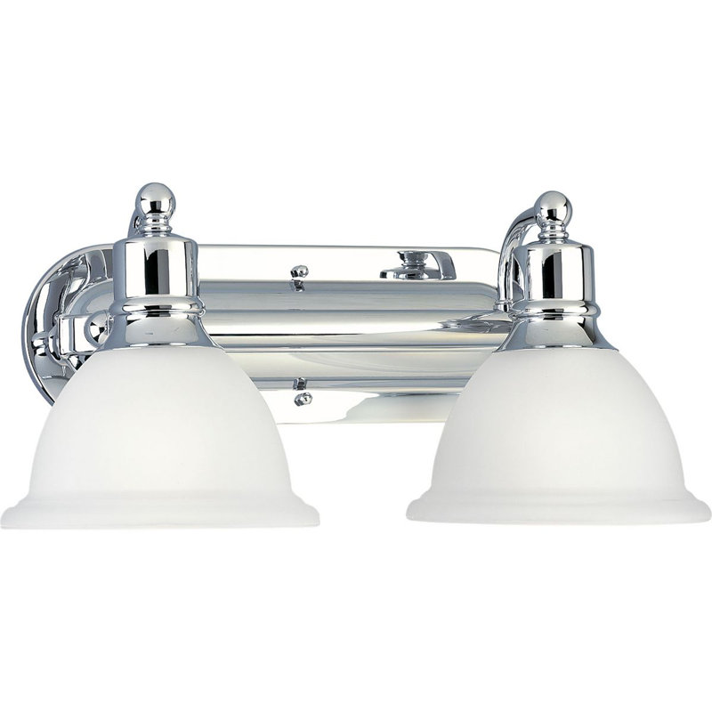 Éclairage pour meuble-lavabo Vangorder, Chrome poli