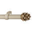 Tringle à rideaux simple ajustable 0,75 po Waco Pinecone-1455582665-1455582667