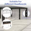  Base de lit plateforme en métal noir 16 po Turberville avec support en lattes d'acier, aucun sommier requis, taille simple-157803622-195650542