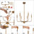 Reagan 6 - Light Dining Room Candle Style Modern Farmhouse Chandelier