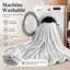 Sherpa Fleece Blanket - Reversible Ultra-Soft Warm Cozy Throw for Sofa & Bed-120234971-120234958