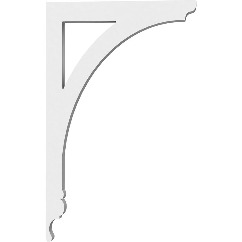 Legacy White Architectural Grade PVC Decorative Bracket