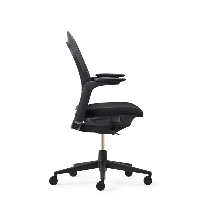 Haworth Breck Office Chair, Coal, Black