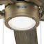 Ventilateur de plafond à 6 pales de 52 po avec ensemble de lumières DEL et chaînette Erling-84053933