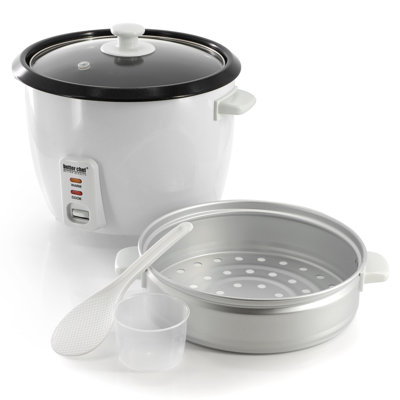Cuiseur à riz en céramique avec accessoire de cuisson à vapeur 10 tasses Better Chef