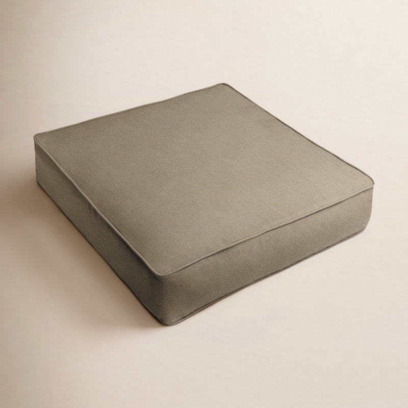 Carolena Outdoor Sunbrella Dining Chair Cushion, 5" H x 22.5" W x 22.5" D, Sunbrella - Canvas Taupe