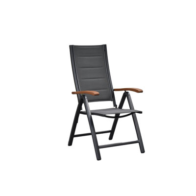 Geigle Foldable Outdoor Patio Dining Armchair