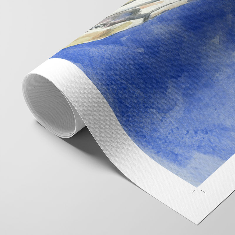 Pelican Pool II - Impression sur toile seulement - NON-CADRE, H 48 po x l 32 po