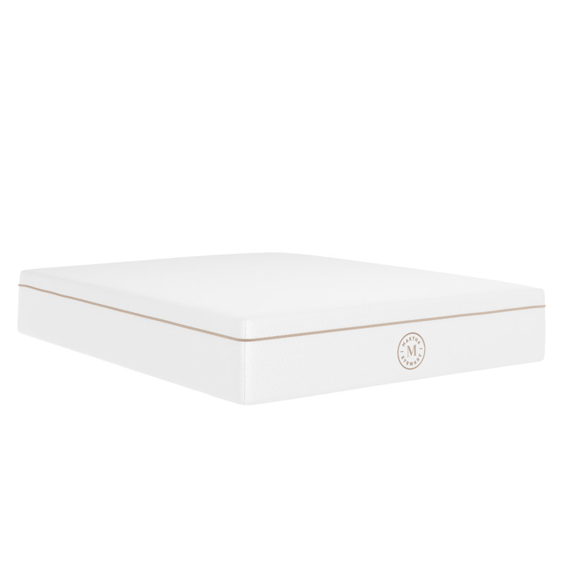 Queen White Gel Memory Foam Mattress with Quilted Jacquard Cover