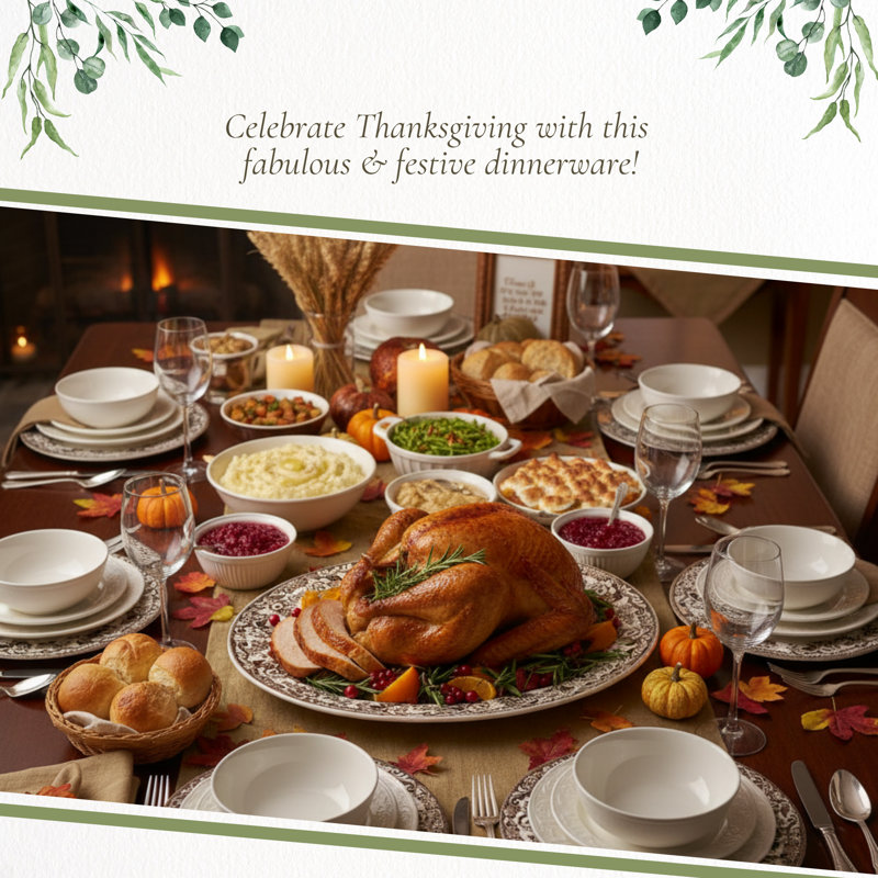 Spode Woodland Turkey Turkey Platter 12" Turkey
