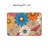Retro Colorful Daisy 20 x 32 In Bath Rug for Bathroom Kitchen Beige