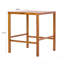 Solid Wood Outdoor Dining Table , 35.04 " W 35.04 " D