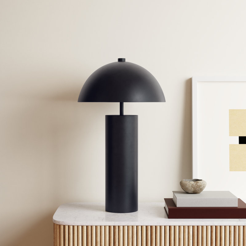 Marcella Geof 27" Table Lamp, Black