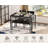 Tamajah 4-Piece 4-Person Rectangular Dining Set with 2 Chairs, Bench and Storage Shelves-211045689