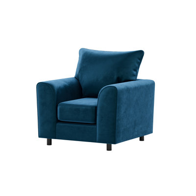 Awn Velvet Armchair