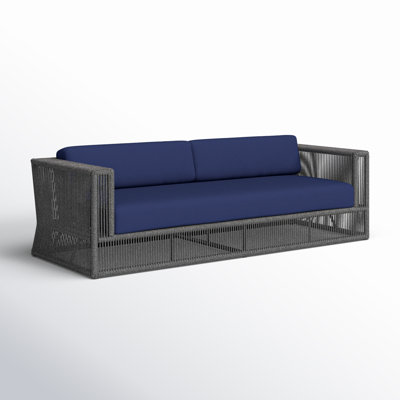 91.50'' Wide Straight Patio Sofa with Sunbrella® Cushions
