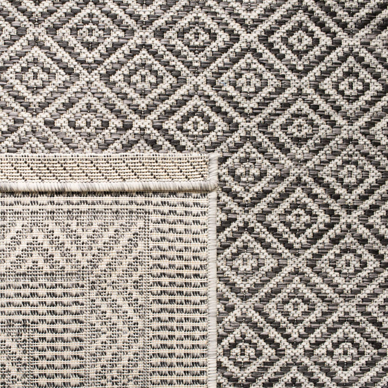 Tapis d'intérieur / extérieur à motif géométrique Amarien Performance, Rectangle 8 pi x 11 pi
