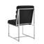 Chaise de salle à manger en velours capitonné Khole-406442938-406442941