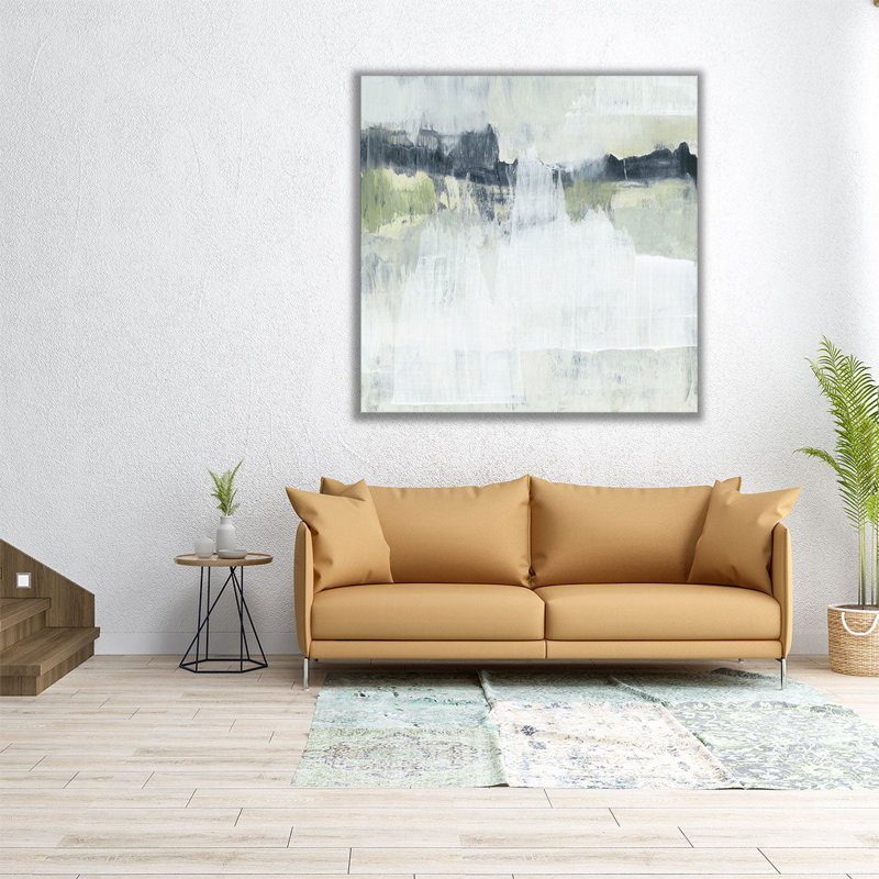 High Horizon I - reproduction d'art sur toile, H 16 po x l 16 po