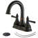 Centerset 2-handle Bathroom Faucet with Drain Assembly