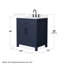 Meuble-lavabo simple autoportant 30 po avec plateau en quartz Beckett-108351788-108351789-108351791