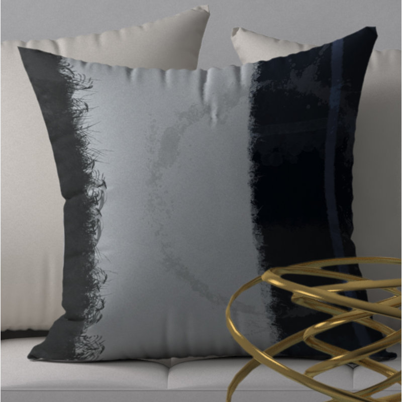 Reversible Throw Pillow, 24" H x 24" W