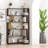 Space-Saving Freestanding Corner Bookshelf with Safety Features-129159053