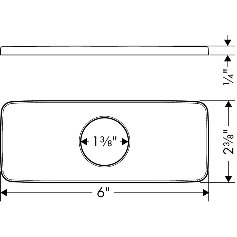Logis Cube Baseplate, Chrome